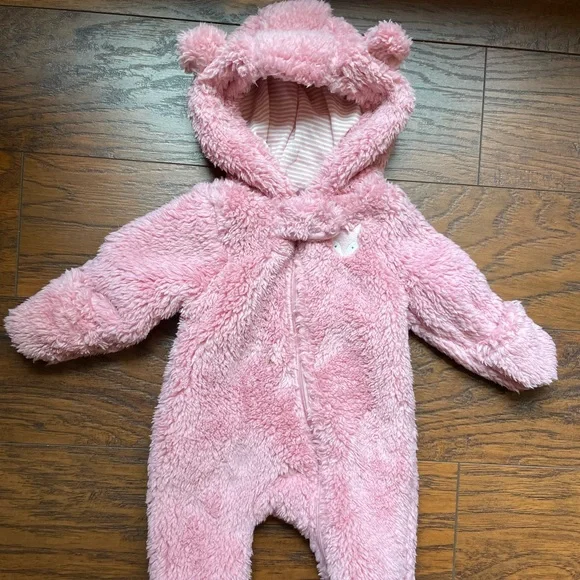 Carter's One Pieces Carters Just One You Nb Pink Baby Bunting